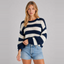 Women's Chunky Striped Knit Jumper