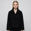 Women's Cropped Winter Wool Peacoat