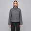 Women's Cropped Boxy Funnel-Neck Jacket