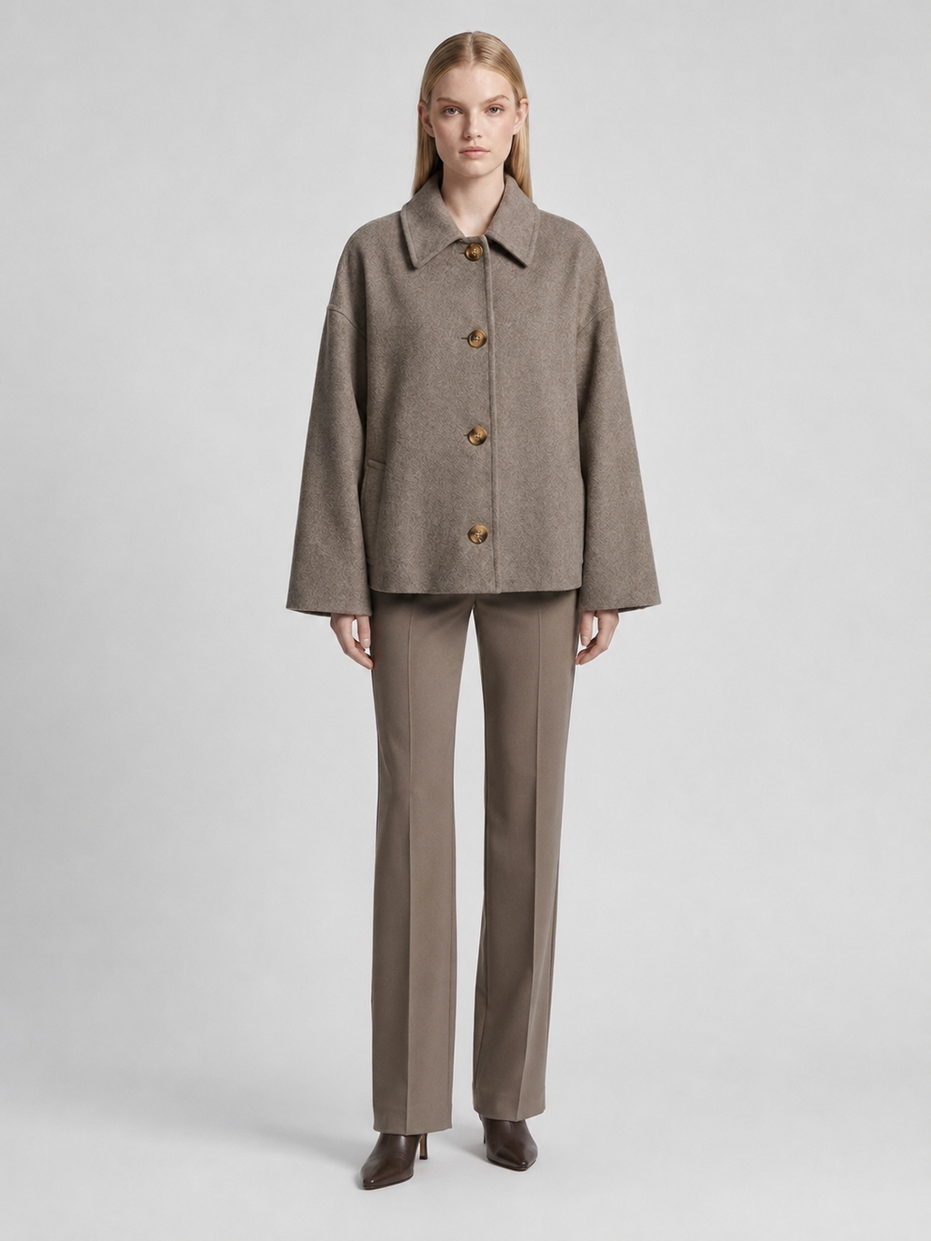 Women's Oversized Wool Blend Winter Coat