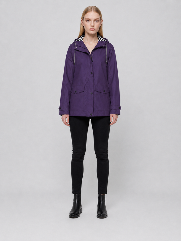 Women's Hooded Lightweight Rain Jacket