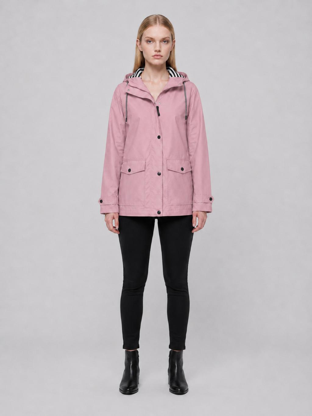 Women's Hooded Lightweight Rain Jacket