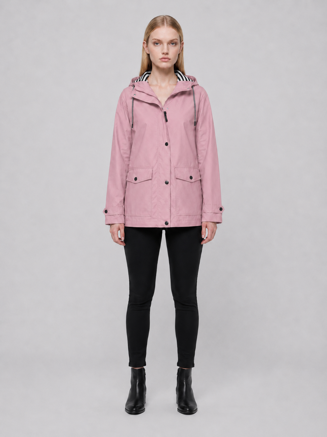 Women's Hooded Lightweight Rain Jacket