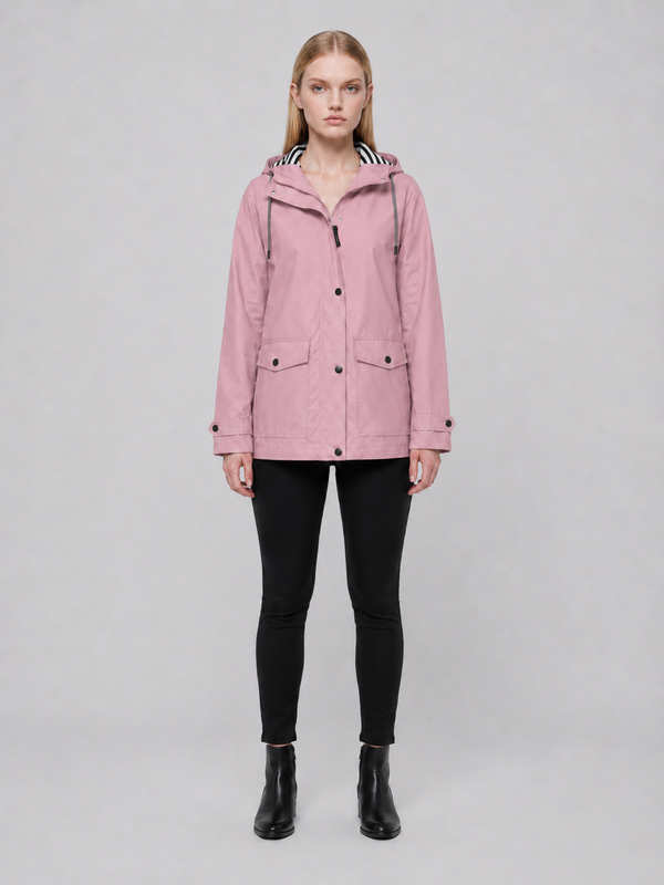 Women's Hooded Lightweight Rain Jacket