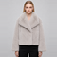 Women's Cropped Winter Faux Fur Jacket