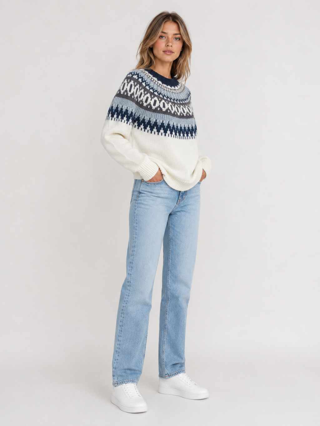 Women's Fair Isle Knit Jumper