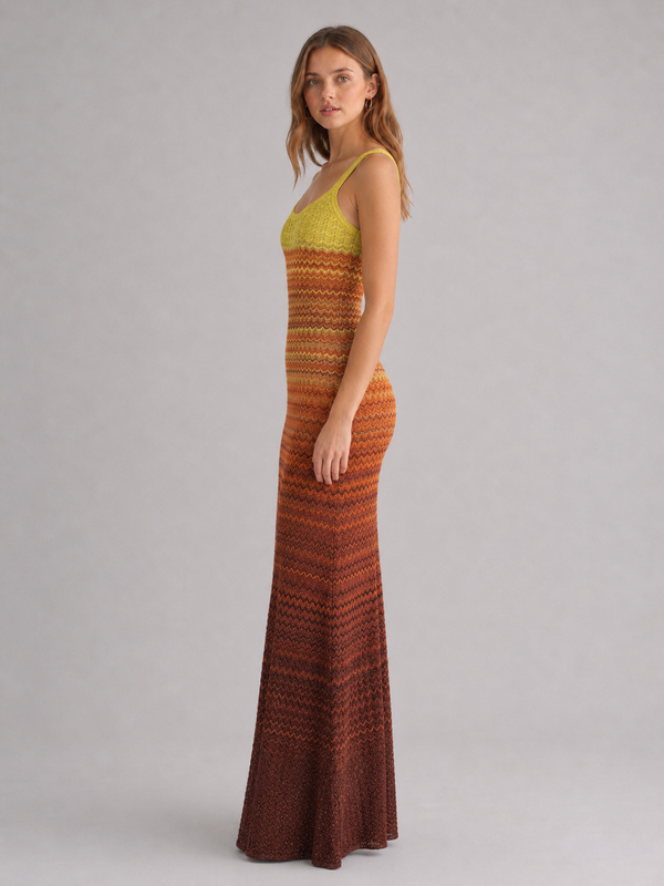 Women's Crochet Knit Maxi Dress