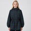 Women's Relaxed Plaid Hooded Jacket