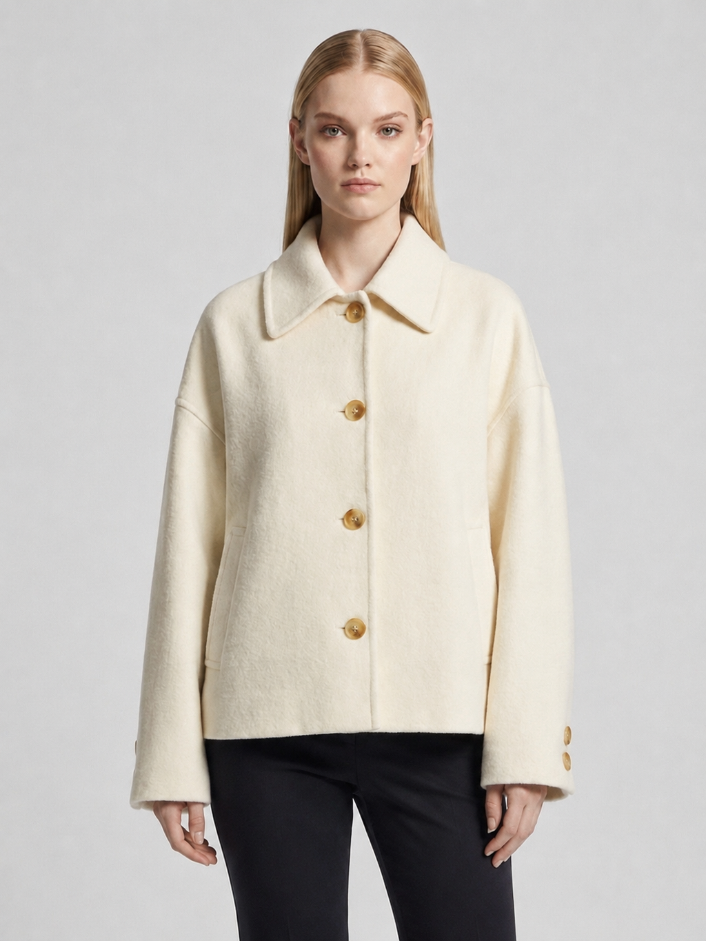 Women's Oversized Wool Blend Winter Coat
