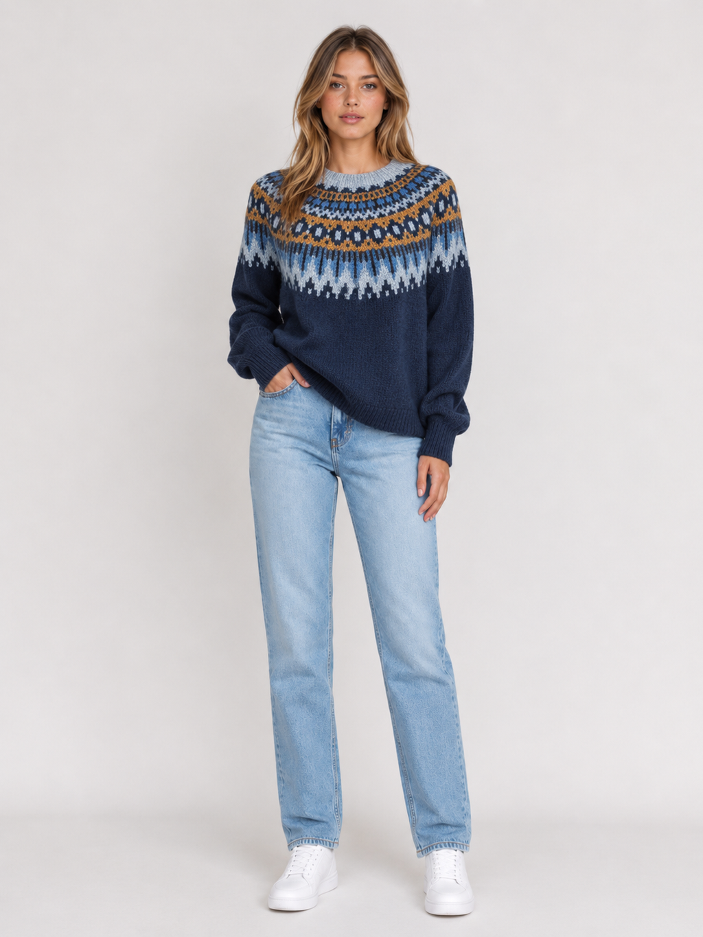 Women's Fair Isle Knit Jumper