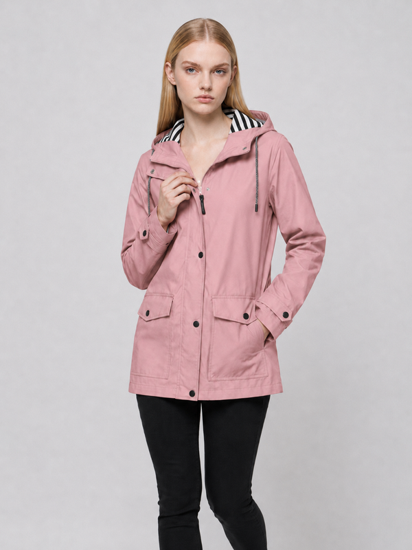 Women's Hooded Lightweight Rain Jacket