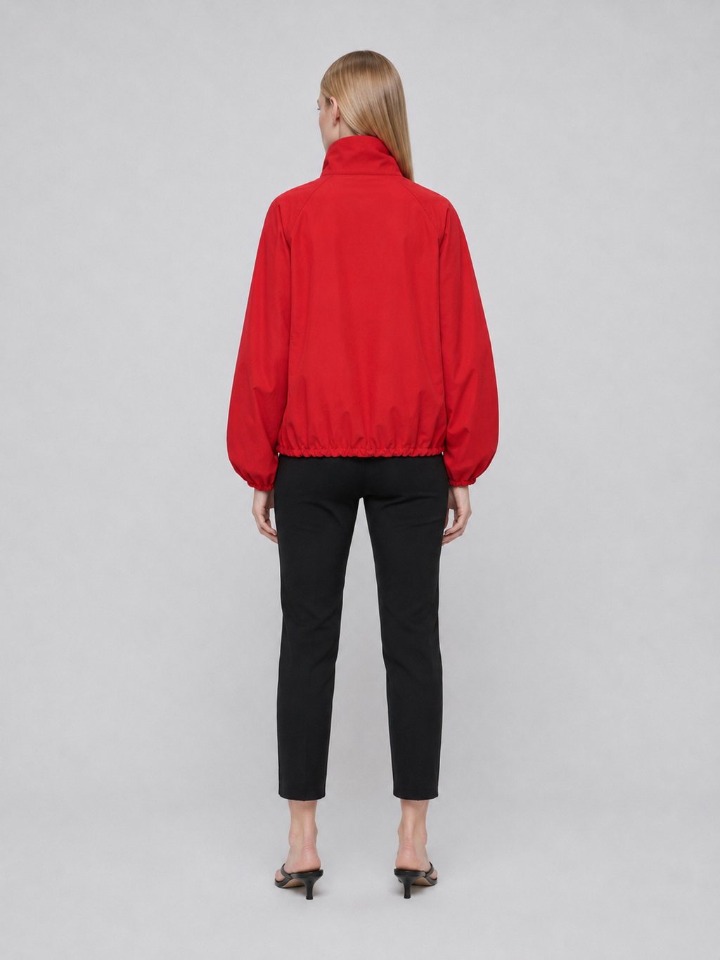 Women's Lightweight High-Neck Bomber Jacket