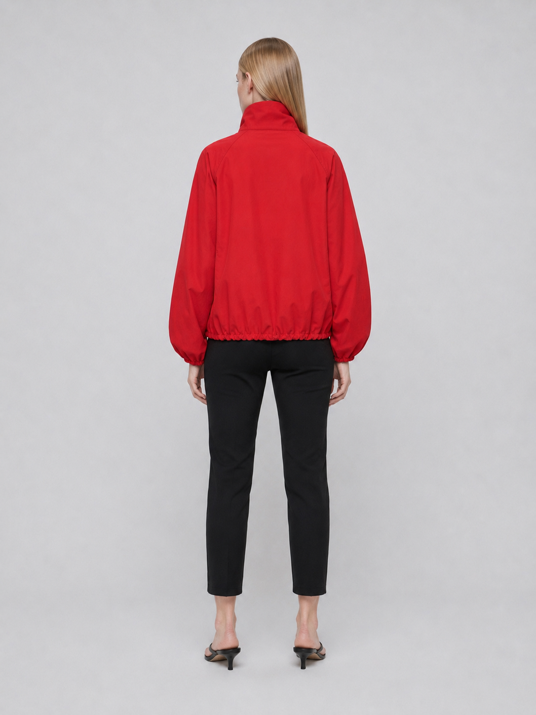 Women's Lightweight High-Neck Bomber Jacket