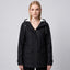 Women's Fleece-Lined Hooded Rain Jacket