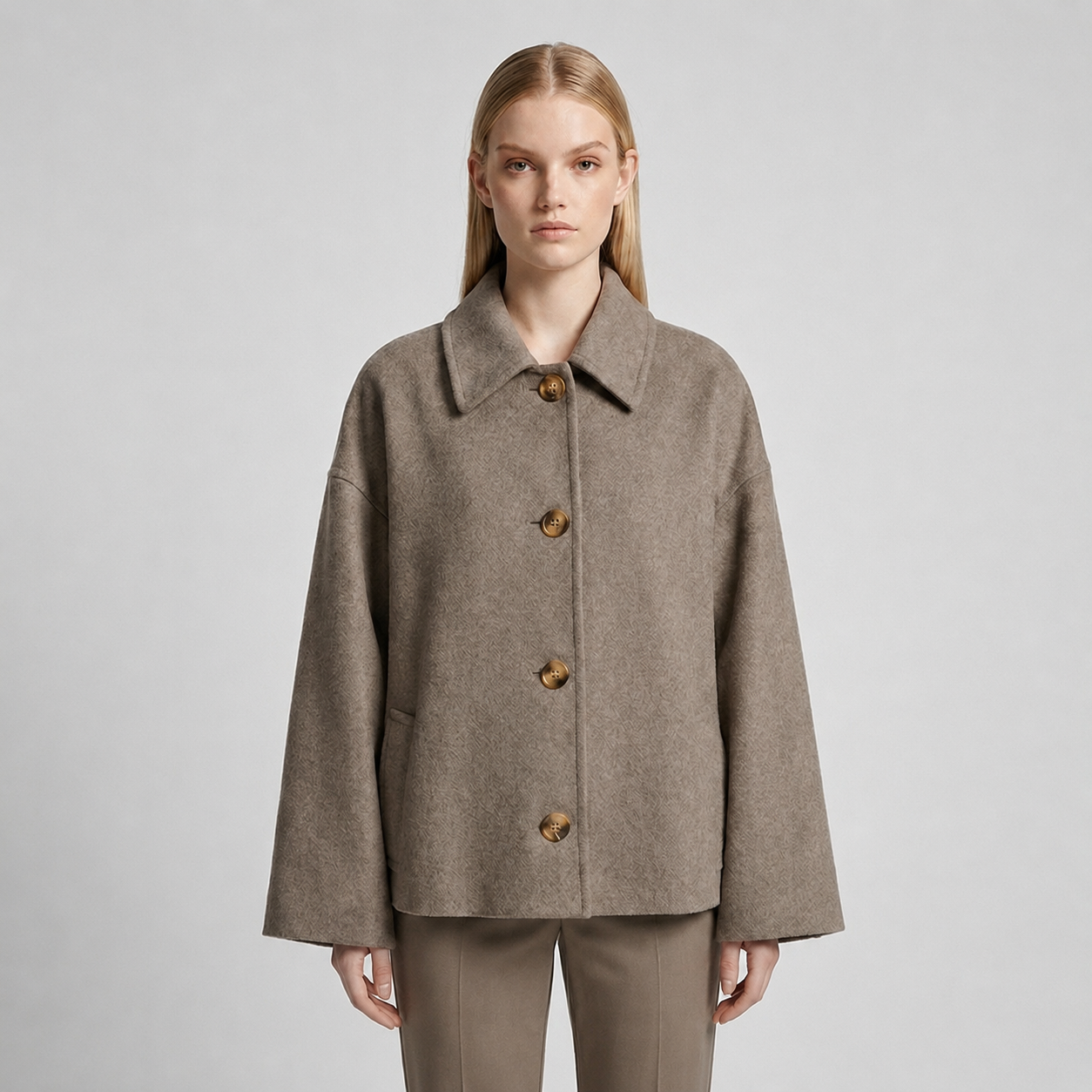 Women's Oversized Wool Blend Winter Coat