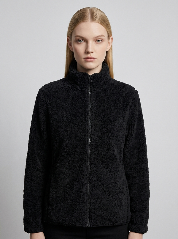 Velencia fleece jacket Black